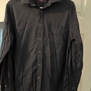 Untuckit Black long sleeve button shirt